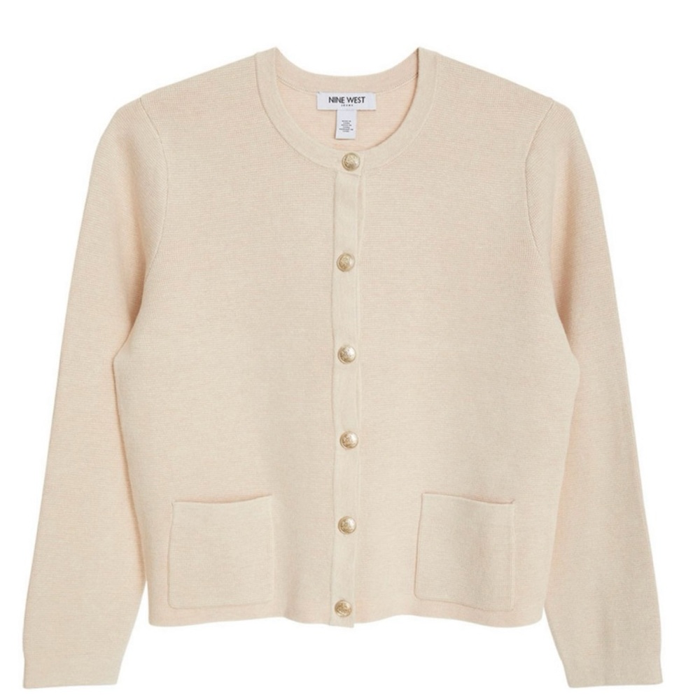 NEW Cardigan with Gold Buttons by Nine West